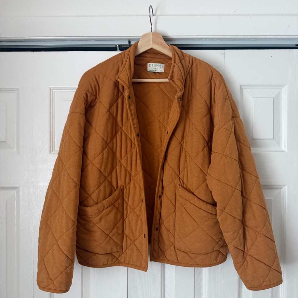 Z Supply Quilted Tan Jacket - Picture 6 of 10